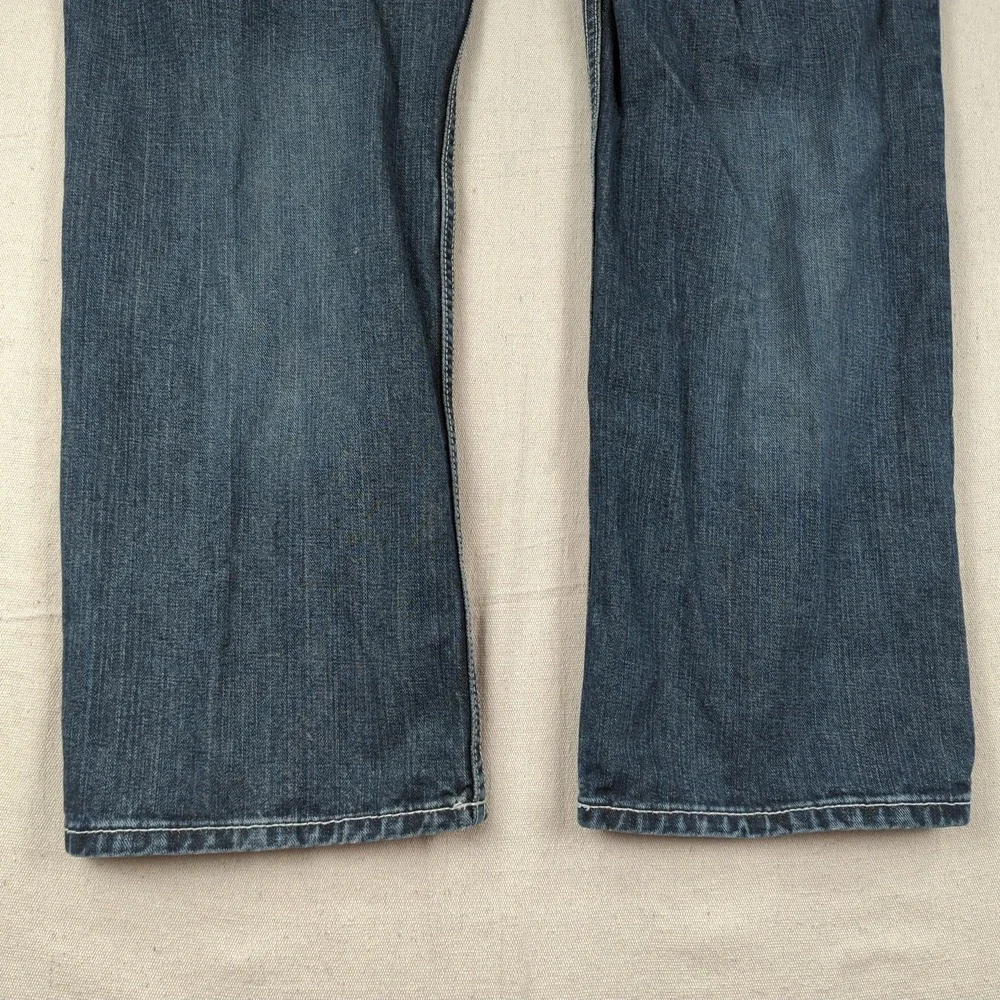 Cinch Jeans Mens 40x33 Blue Western Cowboy Rancher Rodeo White Label